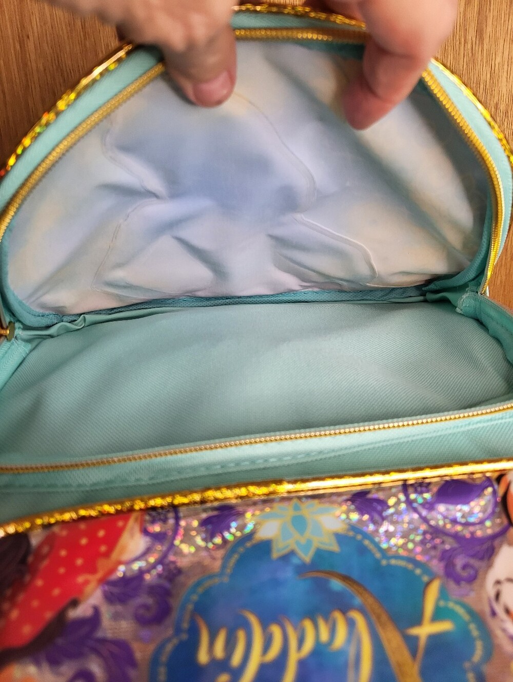 Disney Princess Jasmine Backpack in Teal, Gold and Purple - Picture 11 of 14